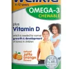 wellkid omega 3 plus vitamin d 60 chewable orange flavour